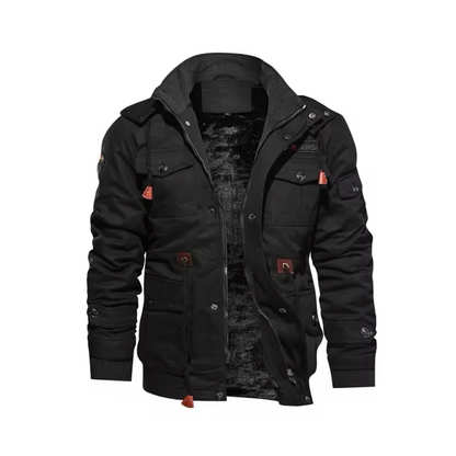 Cotton Military Jacket + Poedagar 911watch